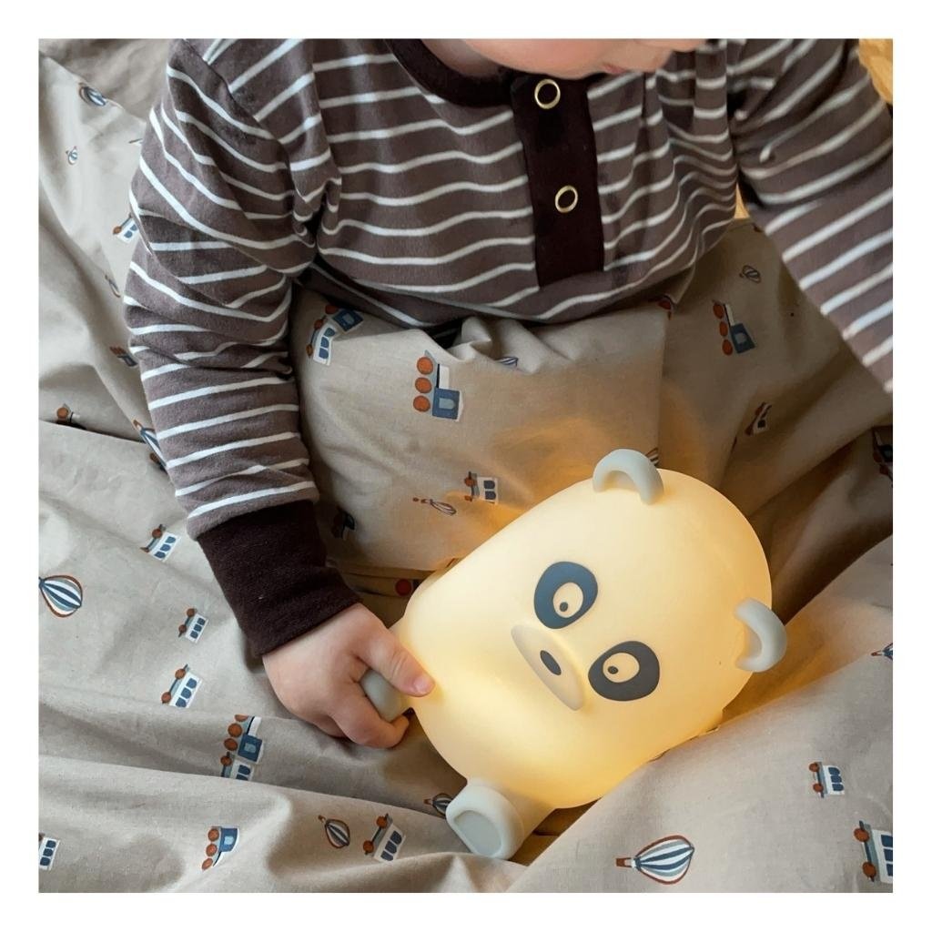 ella | siliconen nachtlamp panda - lunar rock