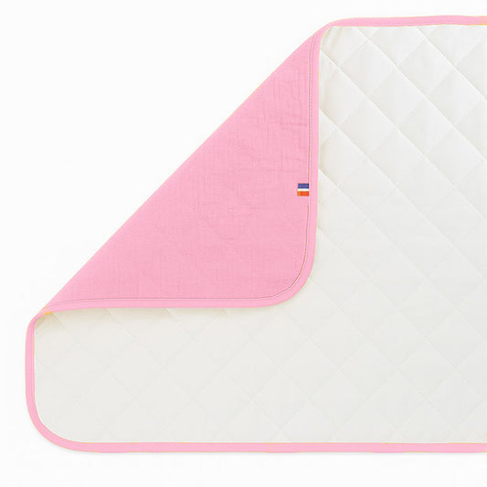 lubiana | verschoonmatje in biologisch katoen - pink