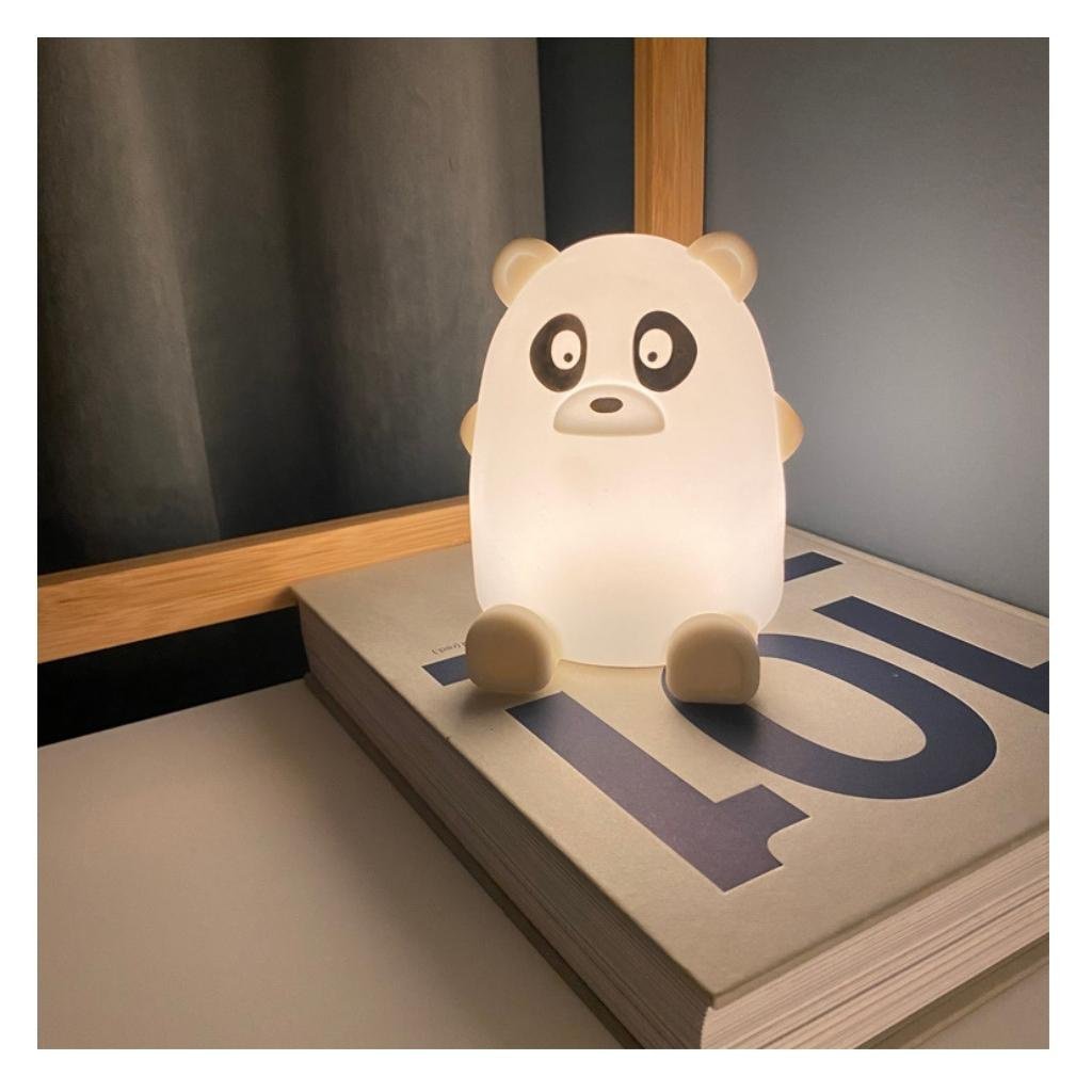 ella | siliconen nachtlamp panda - lunar rock
