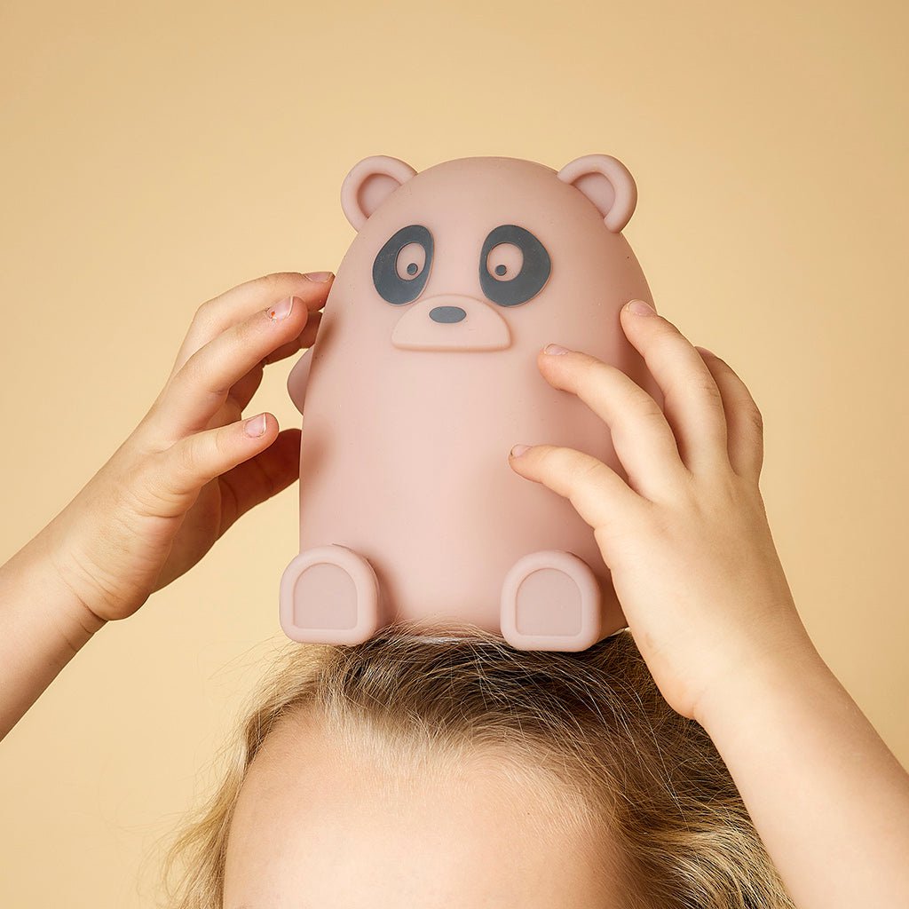 ella | siliconen nachtlamp panda - woodrose
