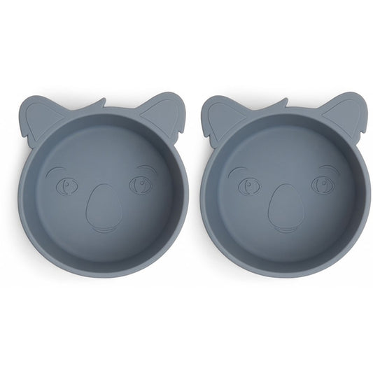 alex | koala siliconen diep bord 2-pack - beringzee