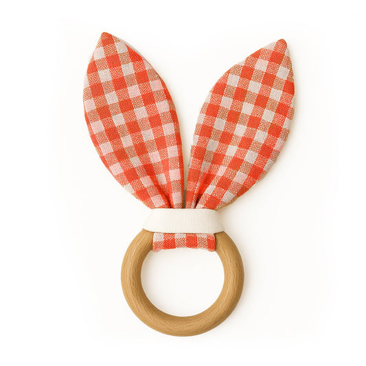 gingham | bijtring van biologisch katoen