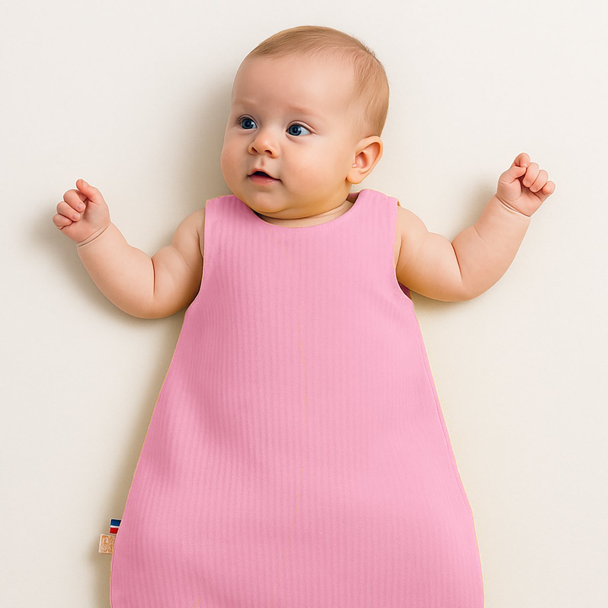 pink | zomerslaapzak van biologisch katoen