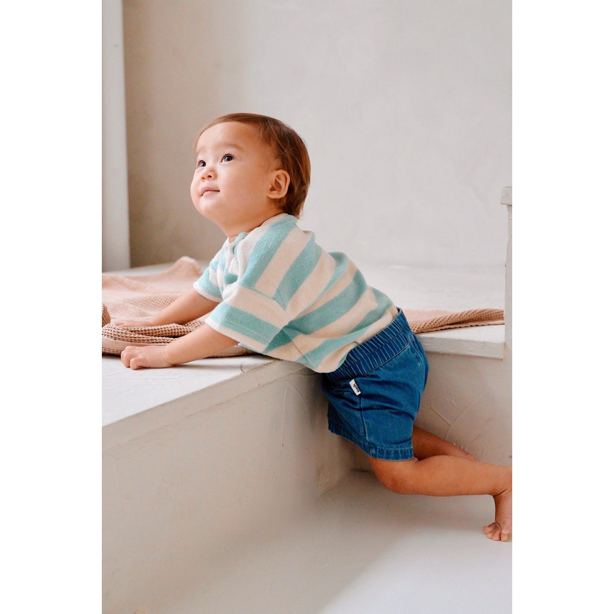 finch & fable | denim short van biologisch katoen