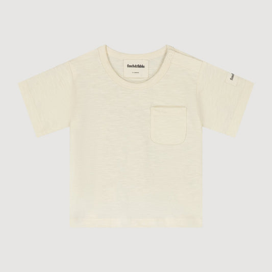 finch & fable | T-shirt van biologisch katoen - lychee