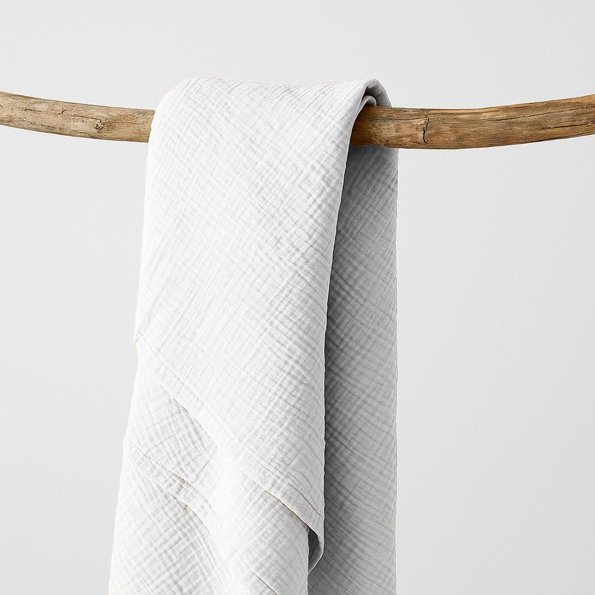white | maxi hydrofiele doek van biologisch katoen