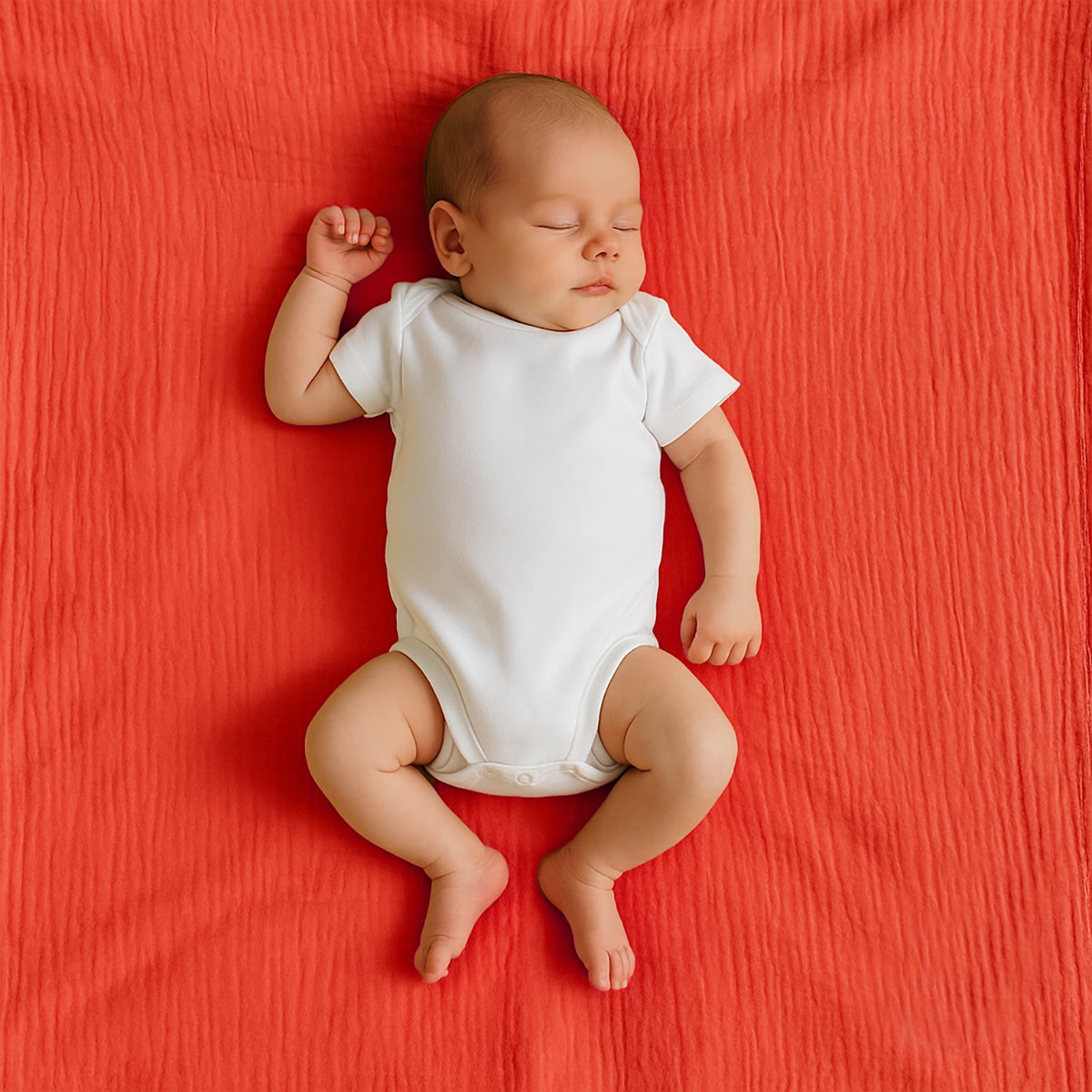 papate | maxi hydrofiele doek van biologisch katoen - strawberry