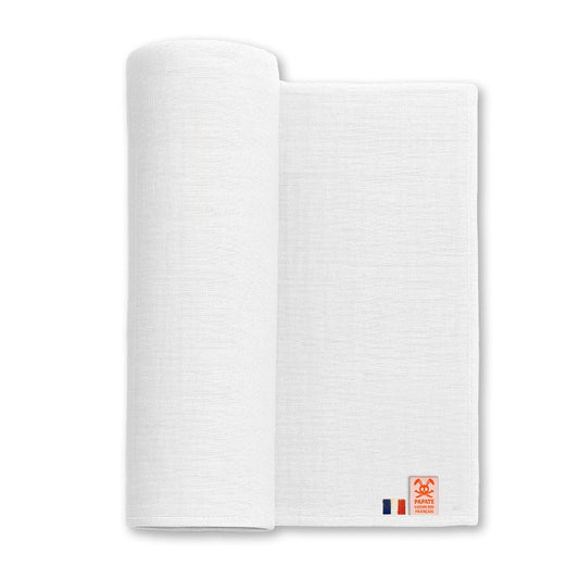 white | maxi hydrofiele doek van biologisch katoen
