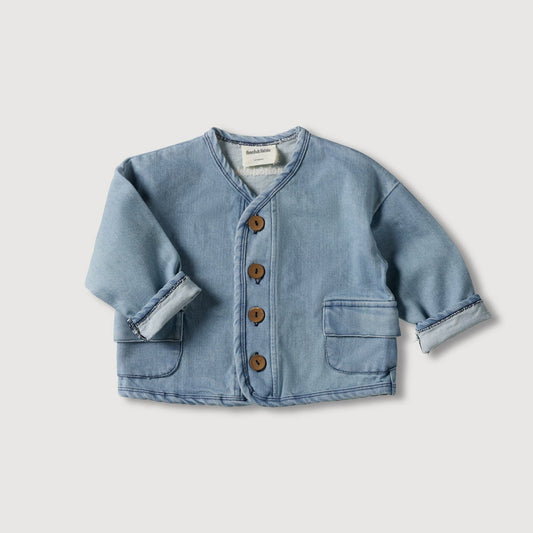 finch & fable | denim jasje van biologisch katoen
