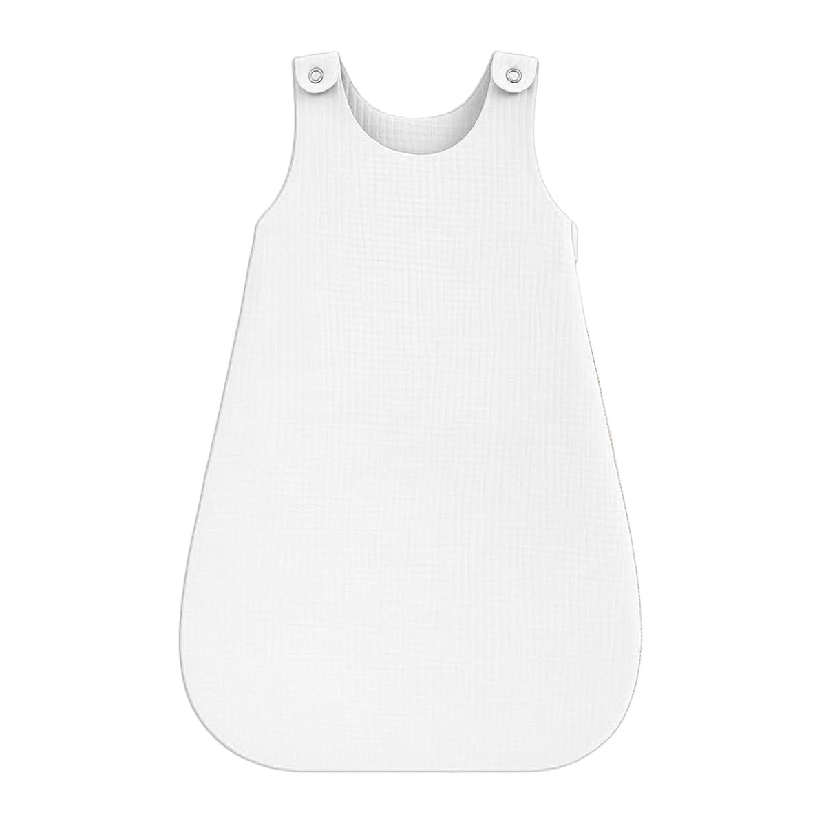 white | zomerslaapzak van biologisch katoen