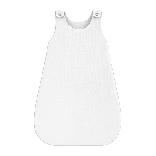 white | zomerslaapzak van biologisch katoen
